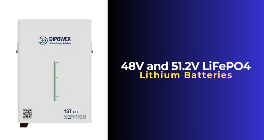 Difference Between 48V and 51.2V LiFePO4 Batteries